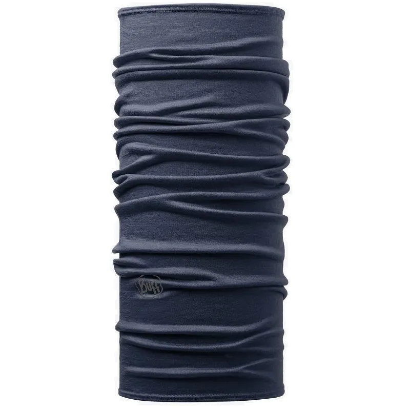 Buff Lightweight Merino Wool Buff in Solid Denim