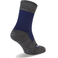 Sealskinz Bircham - Waterproof All Weather Ankle Sock in Blue / Grey Marl