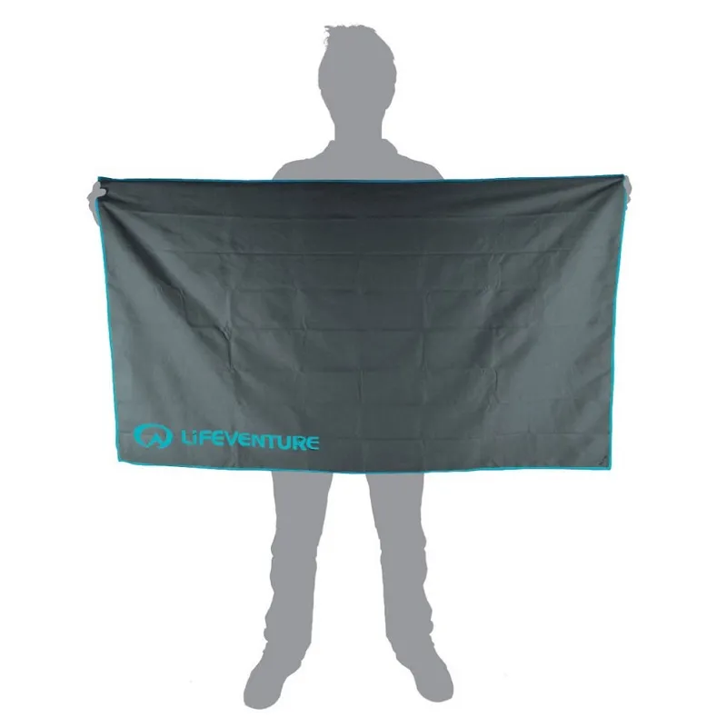 Lifeventure Recycled SoftFibre Trek Towel XL Grey