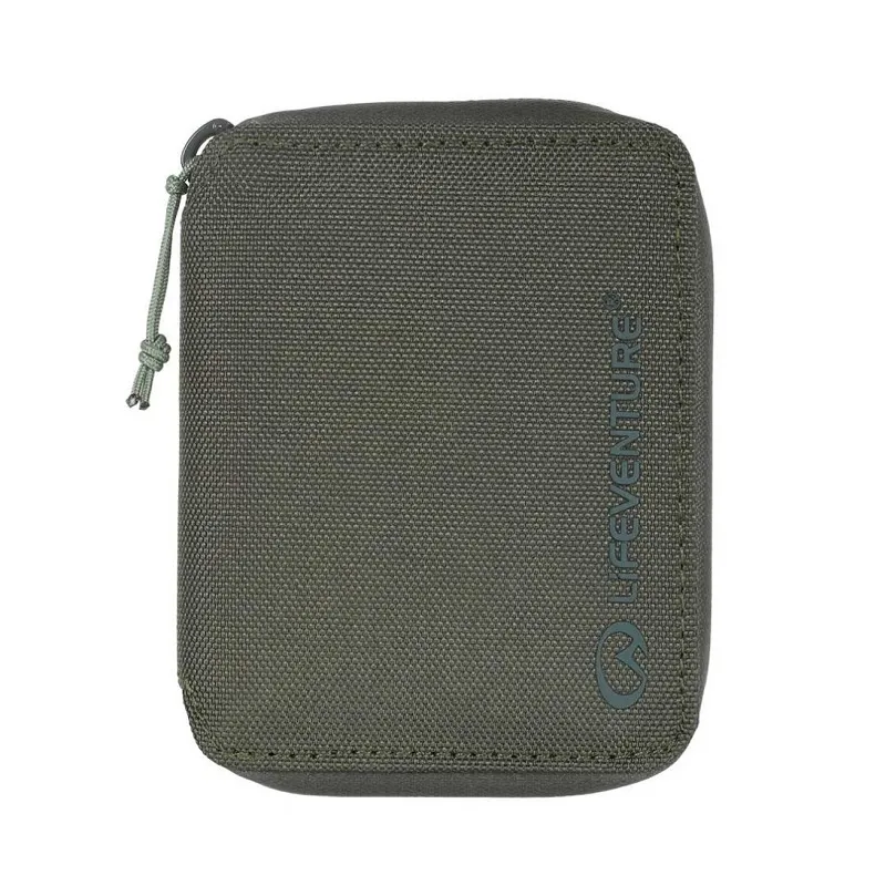 Lifeventure RFiD Bi-Fold Wallet in Olive