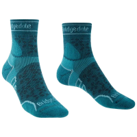 Bridgedale TRAIL RUN Lightweight T2 Merino Sport 3/4 Crew Women's in Teal