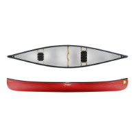 Silverbirch Canoes Broadland 15 Duracore Plus - Red  - Wood / Web Seats 