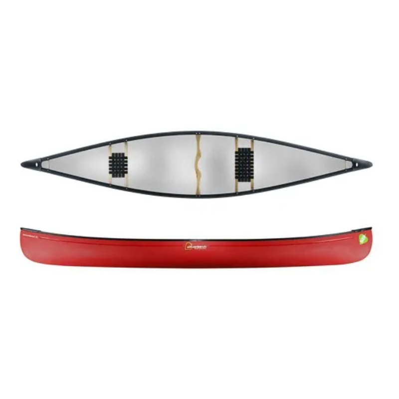 Silverbirch Canoes Broadland 15 Duracore Plus - Red  - Wood / Web Seats 