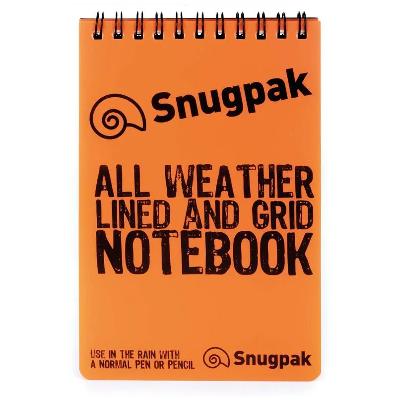  Snugpak Water Resistant Notebook - Orange 