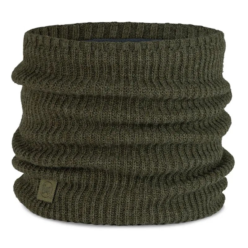 Buff Knitted & Fleece Neckwarmer in Rutger Silversage