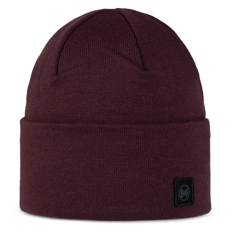 Buff Knitted Hat in Niels Evo Dahlia