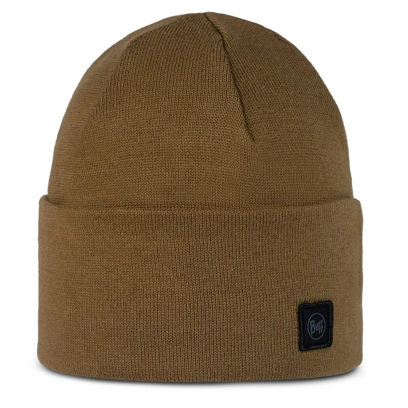 Buff Knitted Hat in Niels Evo Brindle Brown