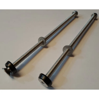 Up and Under Bolt Pair with Washers and Nuts - 6"