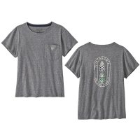 Patagonia Women's Clean Climb Bloom Pocket Responsibili-Tee