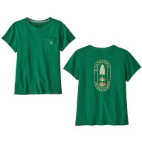 Patagonia Women's Clean Climb Bloom Pocket Responsibili-Tee