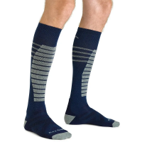 Darn Tough Men's Edge Over-the-Calf Midweight Ski & Snowboard Sock in Midnight