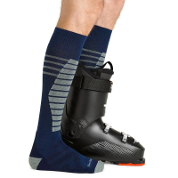 Darn Tough Men's Edge Over-the-Calf Midweight Ski & Snowboard Sock in Midnight