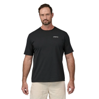 Patagonia Men's P-6 Logo Responsibili-Tee in Black