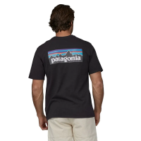 Patagonia Men's P-6 Logo Responsibili-Tee in Black