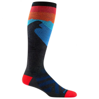 Darn Tough Men's Solstice Over-the-Calf Lightweight Ski & Snowboard Sock in Charcoal