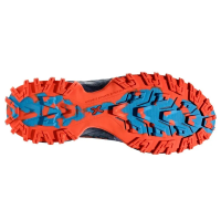 La Sportiva Bushido III Wide in Deep Sea / Cherry Tomato