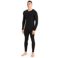 Icebreaker Men's Merino 260 Tech Thermal Leggings with Fly in Black