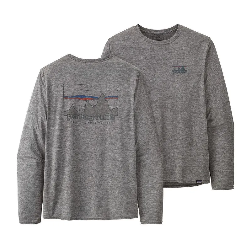 Patagonia Men's Long-Sleeved Capilene Cool Daily Graphic Shirt