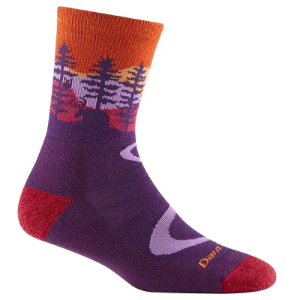 Darn Tough Women's Northwoods Micro Crew Midweight Hiking Sock in Nightshade