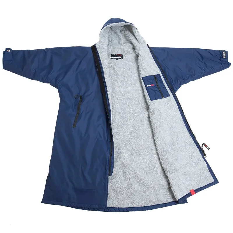 Dryrobe Advance Long Sleeve in Navy / Grey
