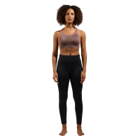 Odlo Women's Ceramicool Seamless Medium Support Sports Bra in Living Coral Melange