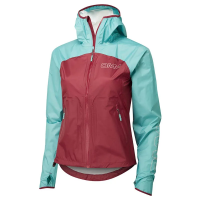 OMM Ltd Halo+ Jacket Women's in Dark Red/Aqua