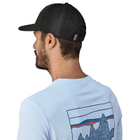 Patagonia P-6 Logo Trucker Hat in Black