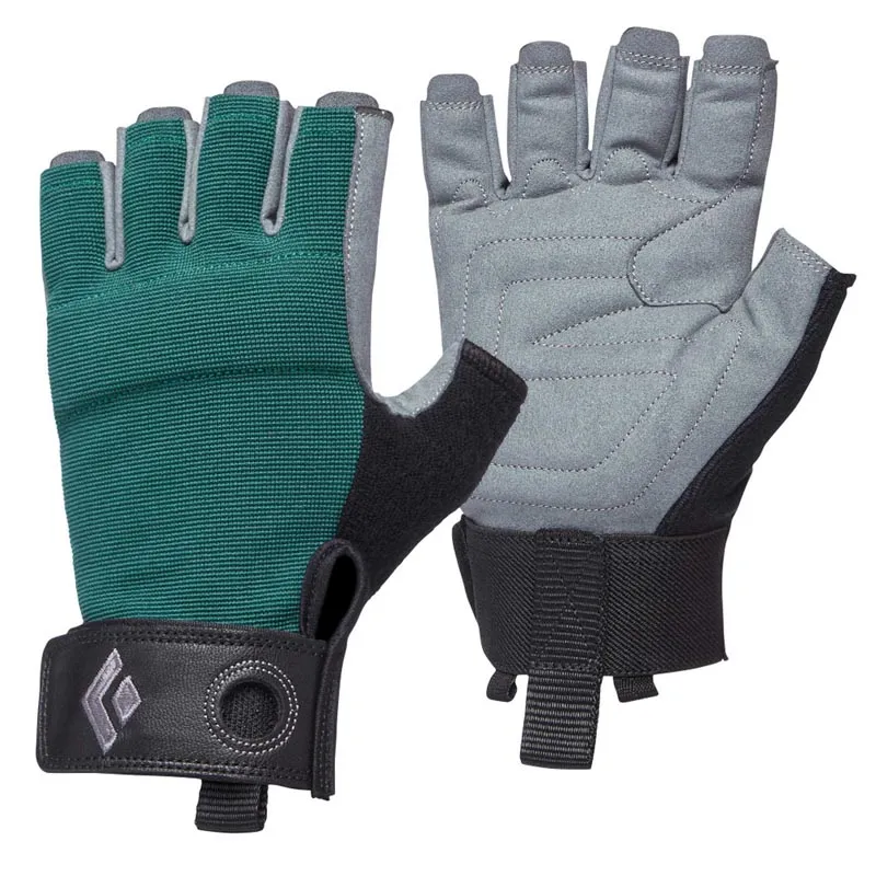 Black Diamond Womens Crag Half-Finger Gloves in Raging Sea