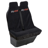 Dryrobe Water-Repellent Car Seat Cover - Double Seat - Black / Black Seat Cover