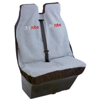 Dryrobe Water-Repellent Car Seat Cover - Double Seat - Black / Grey 