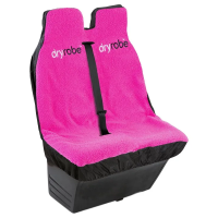 Dryrobe Water-Repellent Car Seat Cover - Double Seat - Black / Pink 