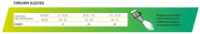 CEP Compression Forearm Sleeves - size chart