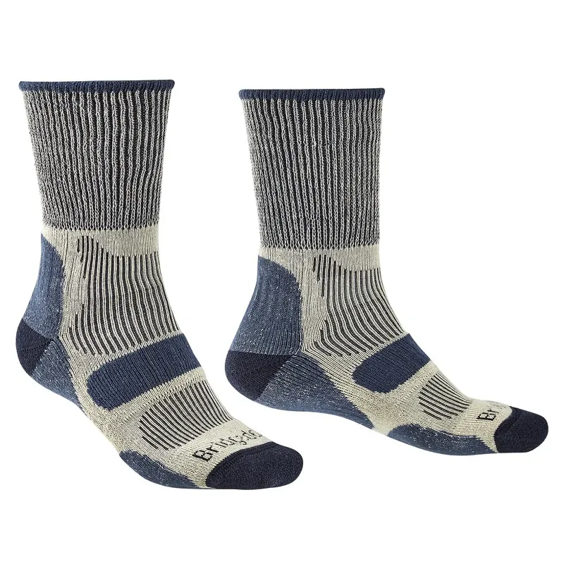 Bridgedale HIKE Lightweight Cotton Cool Comfort Men's Boot in Indigo