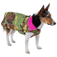 Dryrobe Dog Robe - Camo / Pink 