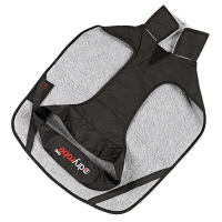 Dryrobe Dog Robe in Black Grey