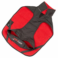 Dryrobe Dog Robe in Black Red
