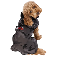 Dryrobe Dog Robe in Black Camo Black