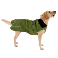 Dryrobe Dog Robe Forest Green Black