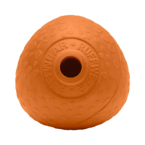 Ruffwear Huckama Rubber Throw Toy - Campfire Orange