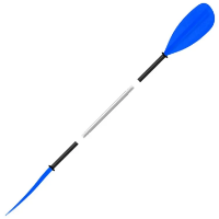 TNP Asymmetric Touring Paddle Three-Piece - Blue