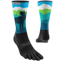 Injinji Artist Designed Men's Crew - Ridgelines
