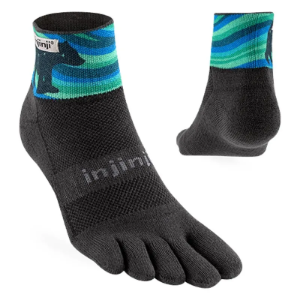 Injinji Artist Designed Men's Mini-Crew - Aurora