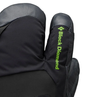 Black Diamond Alpine 3-Finger Mitts - Black-Carbon
