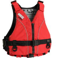 Nookie NKE Centre Zip Buoyancy Aid - Red / Red - S / M 