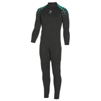 Crewsaver Centre 4mm One Piece Wetsuit - Black / Green - Small   