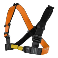 DMM Chest Harness Slidelock - Orange / Anthracite - XL
