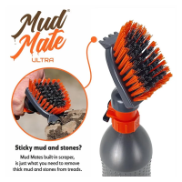 Mud Mate Ultra Cleaning Brush (with EXTRA STIFF BRISTLES)