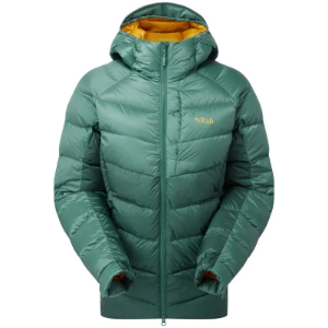 Rab Women's Glaceon Pro Down Jacket - Eucalyptus / Green Slate