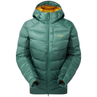 Rab Women's Glaceon Pro Down Jacket - Eucalyptus / Green Slate
