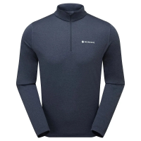 Montane Men's Dart Zip Neck T-Shirt - Eclipse Blue